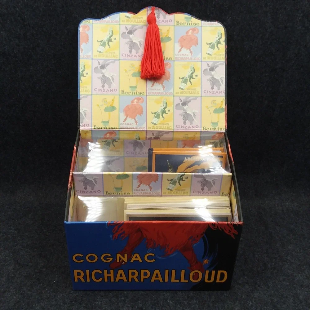 Vintage 2003 Cognac Richarpailloud Display Box Gift Set Notecards‎ Envelope Memo
